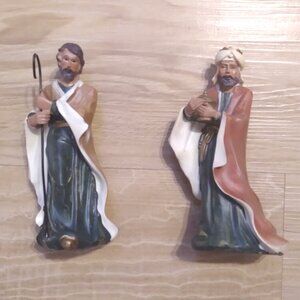 Nativity Figurines - Shepherd & Wise Man